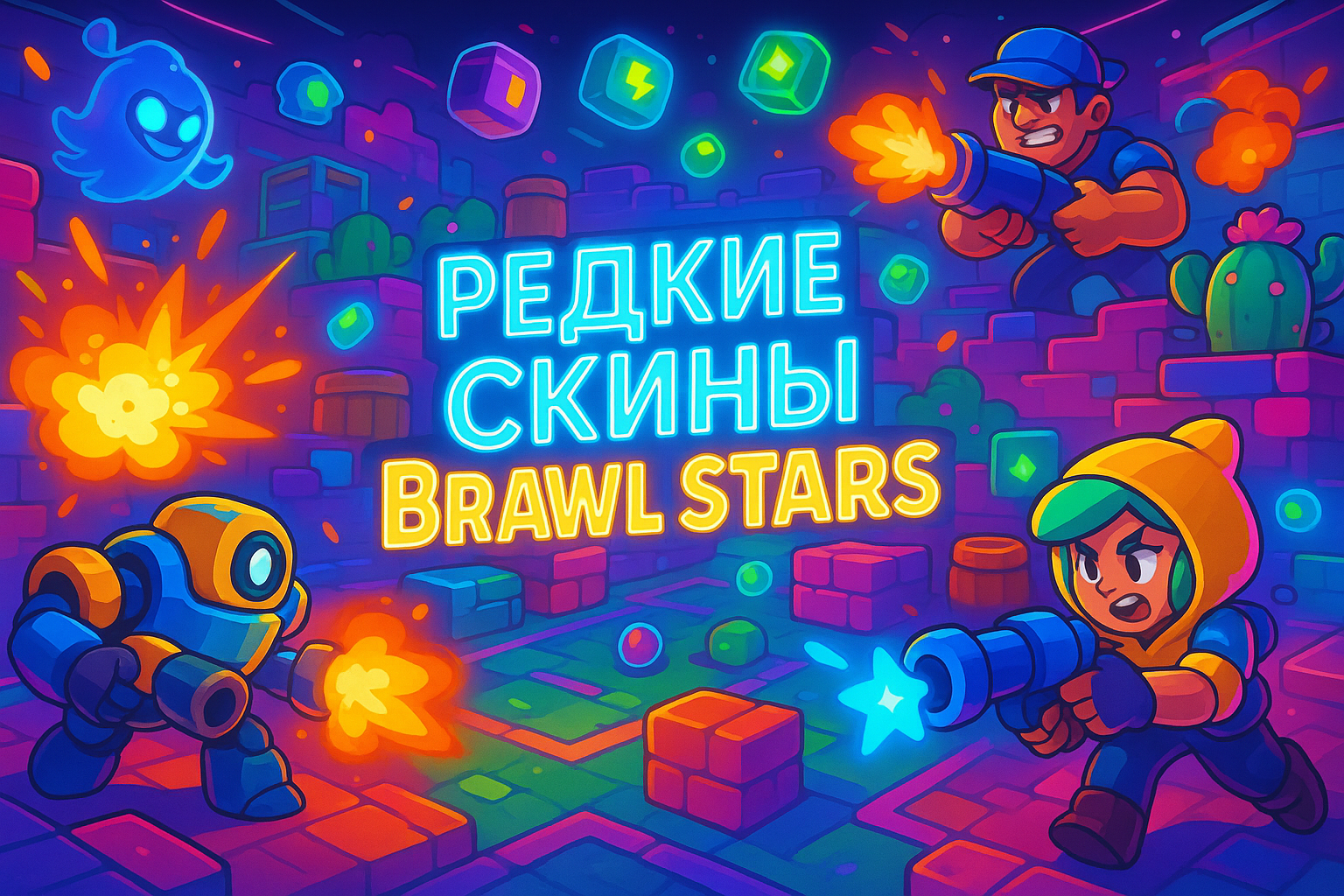 Топ-10 самых редких скинов в Brawl Stars: от ультралегендарных до эпических — узнайте, как выделиться на поле боя!