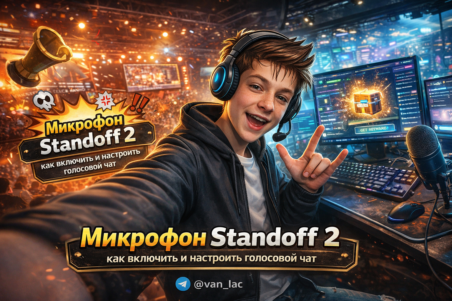Микрофон в игре Standoff 2 для голосового чата