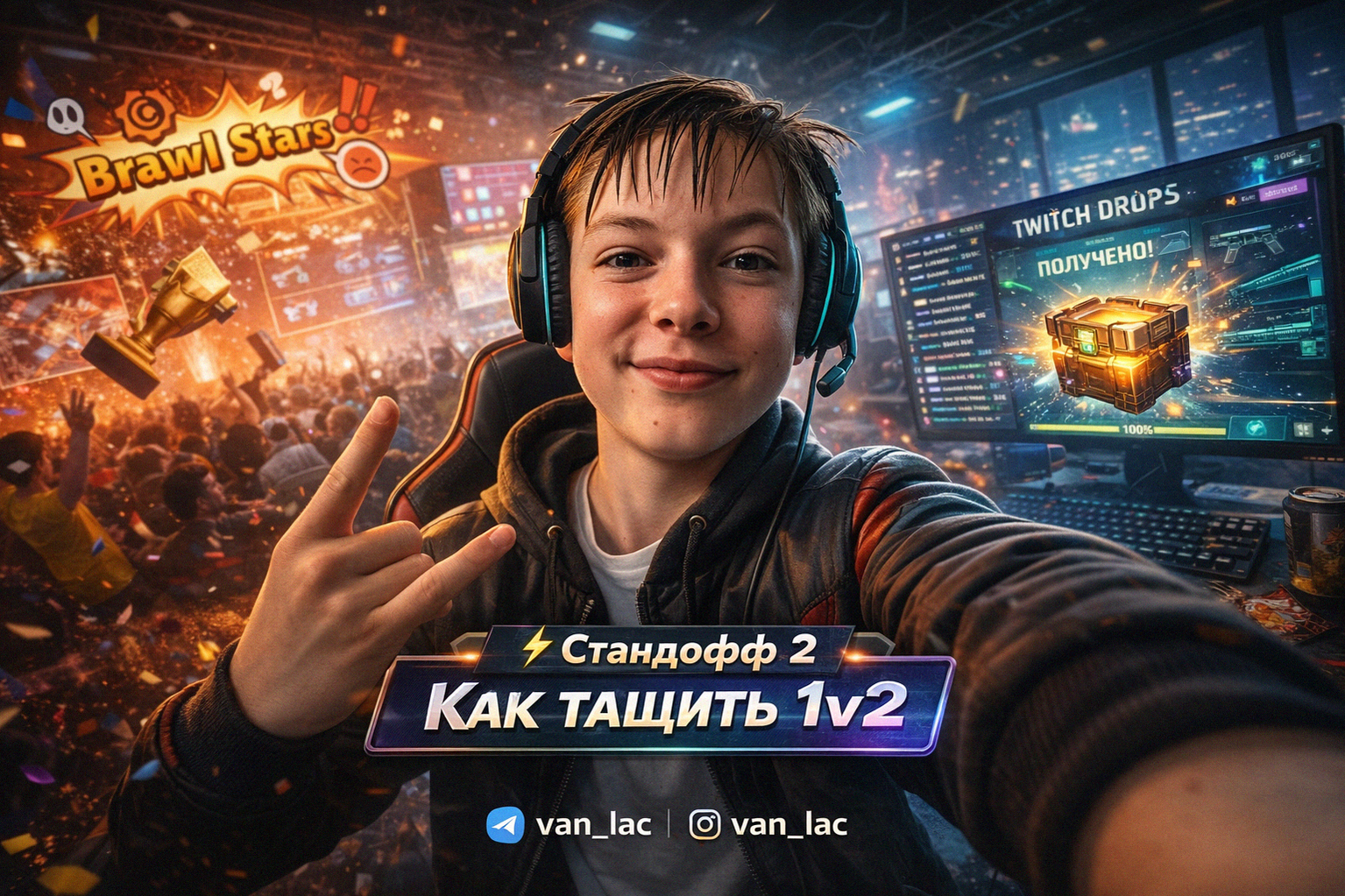 Мувмент в игре Standoff 2 с фишками для 1v2