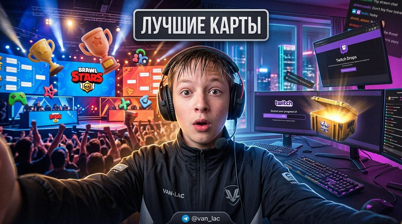 Лучшие карты в игре Бравл Старс на эту неделю для быстрого поднятия кубков